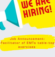 Job Announcement: Facilitator of EMTs table-top exercises